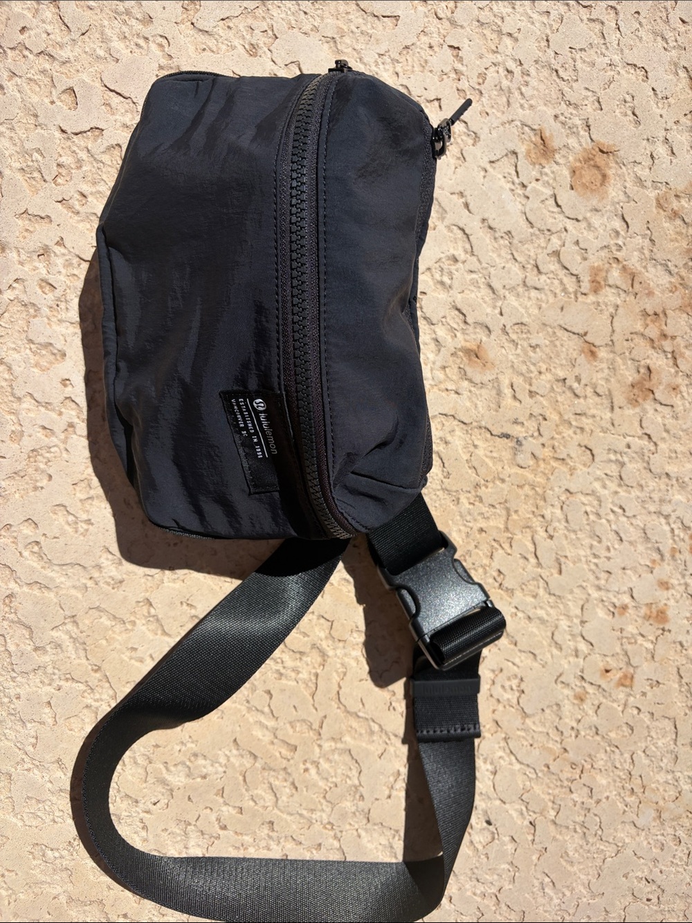 lululemon athletica Black Lightweight Belt Bag